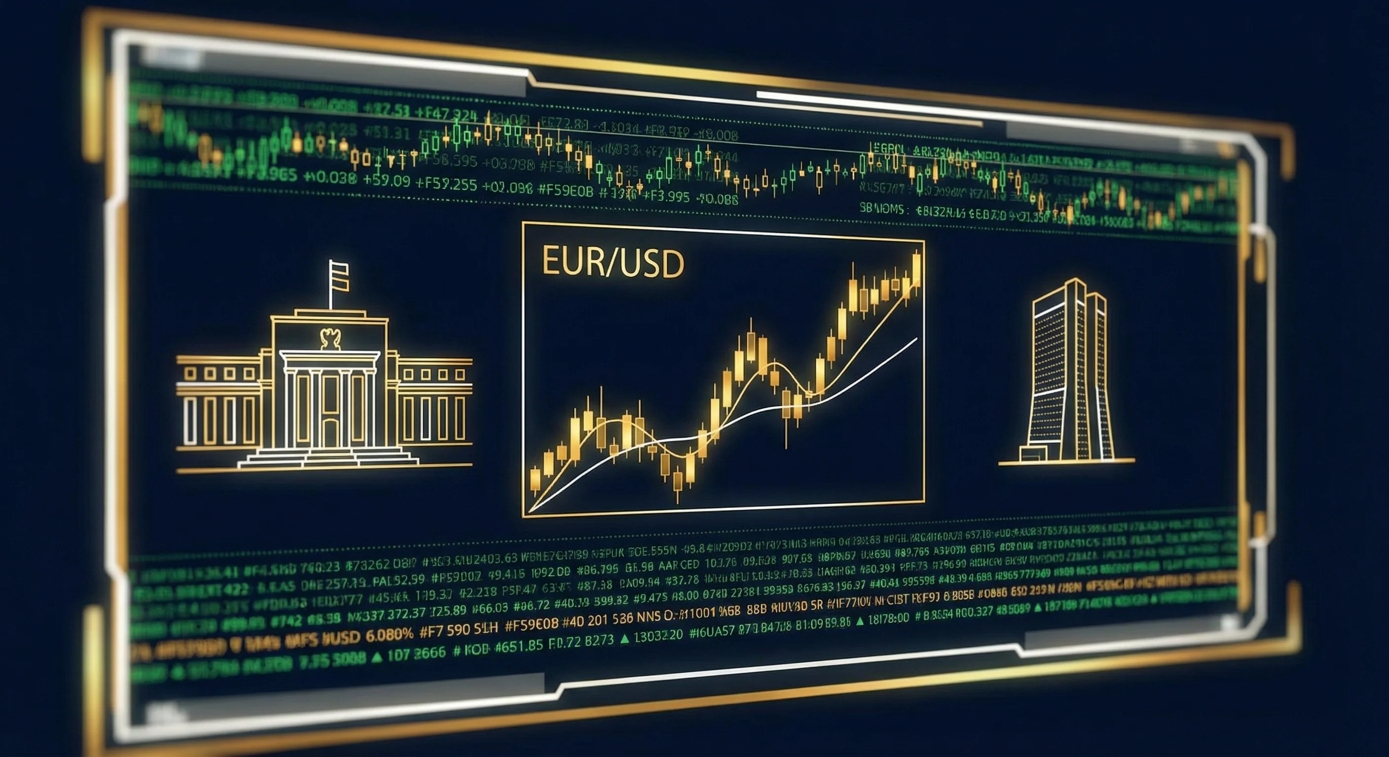EUR/USD BCE Fed Avril 2026