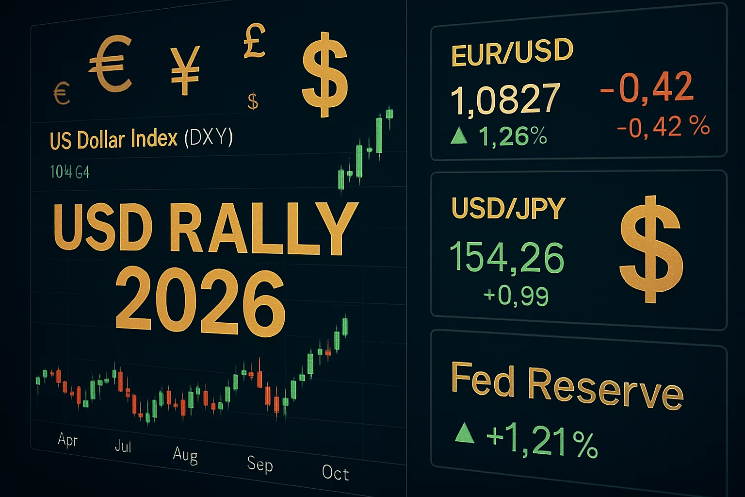 Rallye USD 2026 : les paires forex qui bougent le plus en ce moment